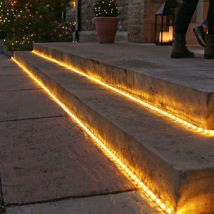 Warm White Flexible Rope Led Strip light Water Proof and multiple sizes to choose for indoor and outdoor use long life bulbs rope lights