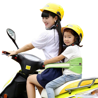 Child Motorcycle/Bicycle Safety Belt - Adjustable Harness for Kids (2-10 Yrs) - Secure Riding Experience Guaranteed Without Character