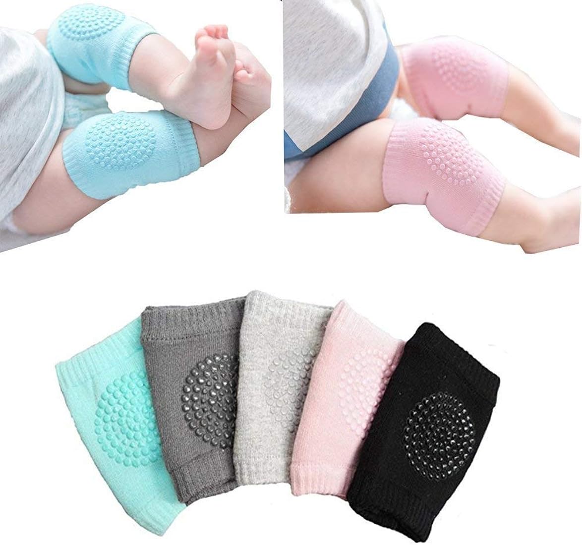 Baby Crawling Anti-Slip Knee pads / Baby Crawling Safety Protector / Safety Kneepad Leg Warmer ForNew Born Baby