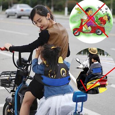 Child Motorcycle/Bicycle Safety Belt - Adjustable Harness for Kids (2-10 Yrs) - Secure Riding Experience Guaranteed Without Character